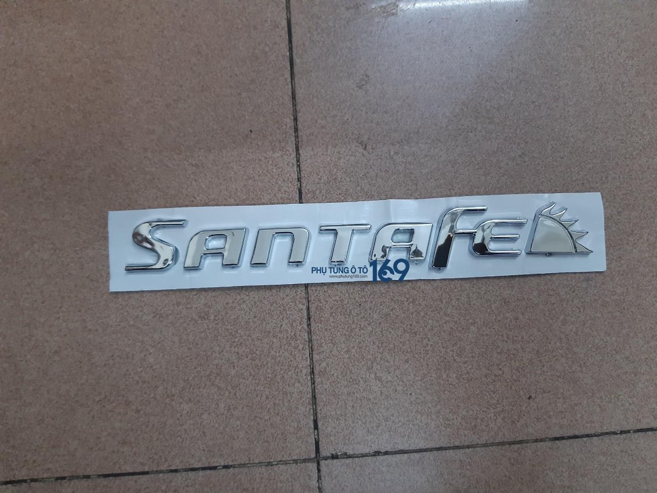 Lô gô chữ nổi Hyundai Santafe Lô gô chữ nổi Hyundai Santafe