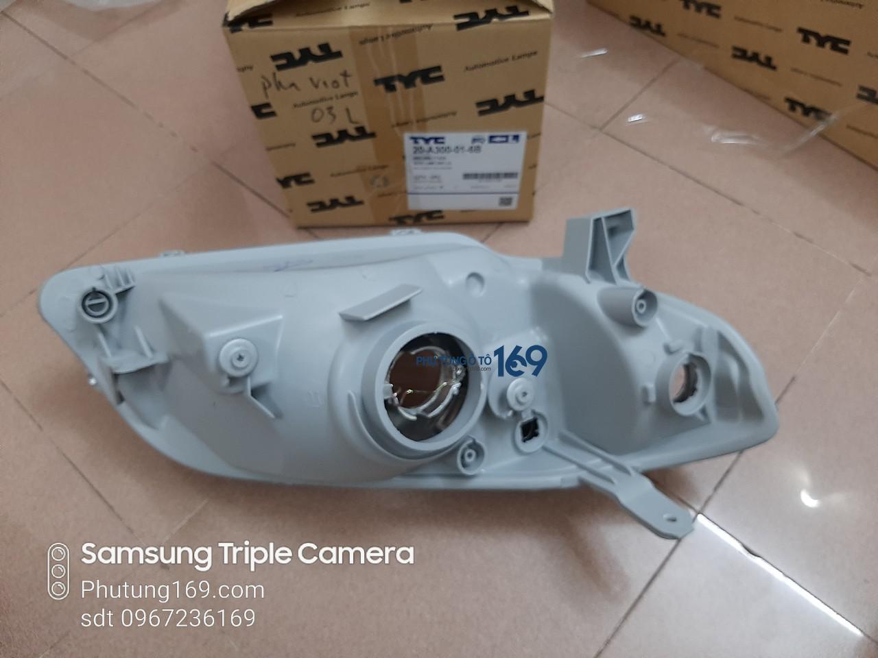 Đèn pha trái Toyota Vios Đèn pha trái Toyota Vios