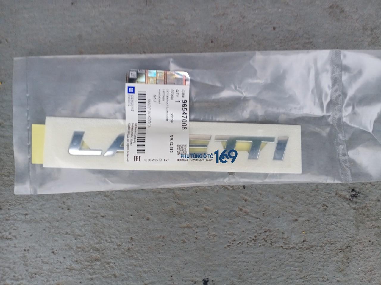 Chữ Lacetti Chữ Lacetti