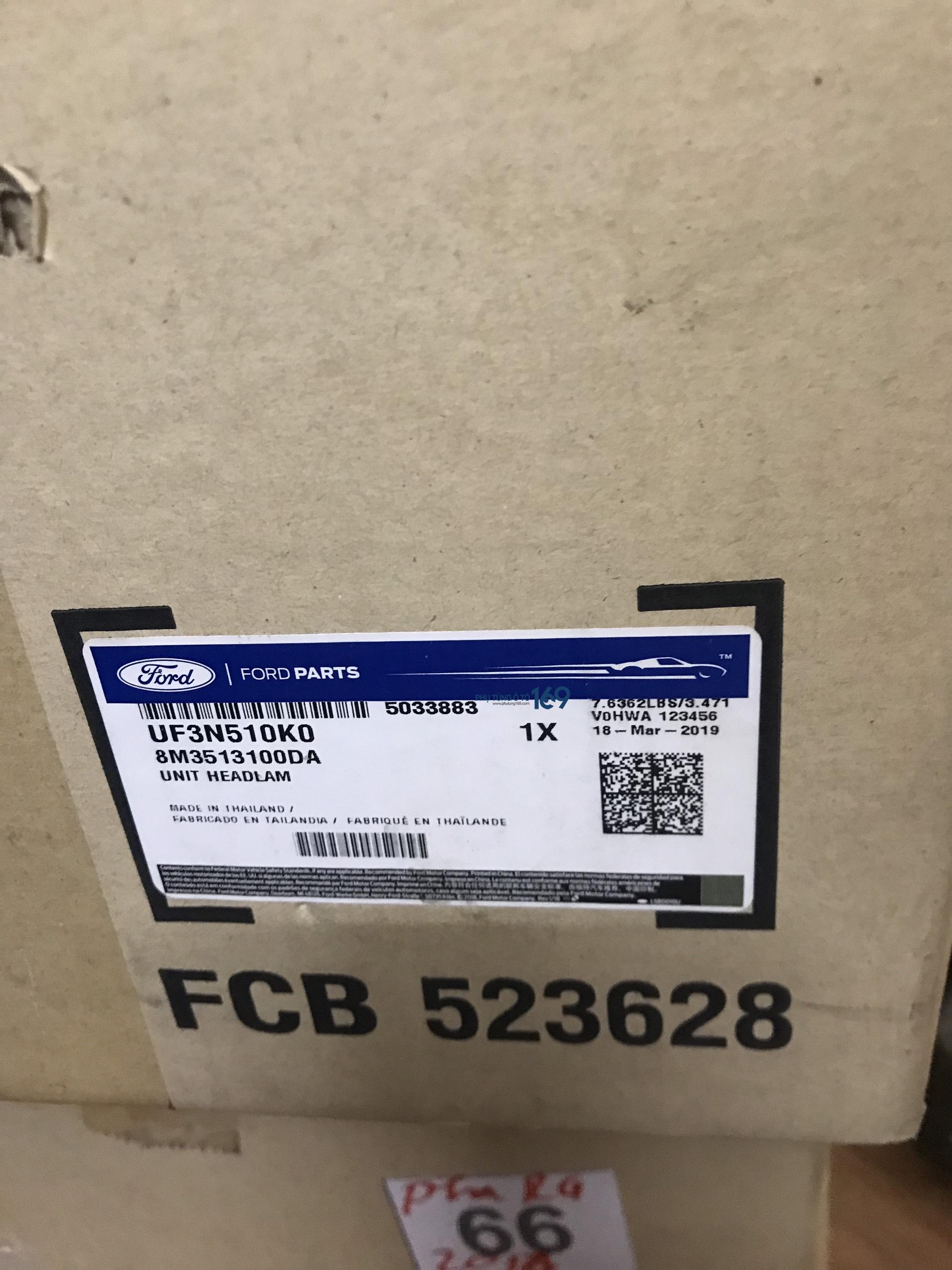 Đèn pha phụ viền đen Ranger Đèn pha phụ viền đen Ranger