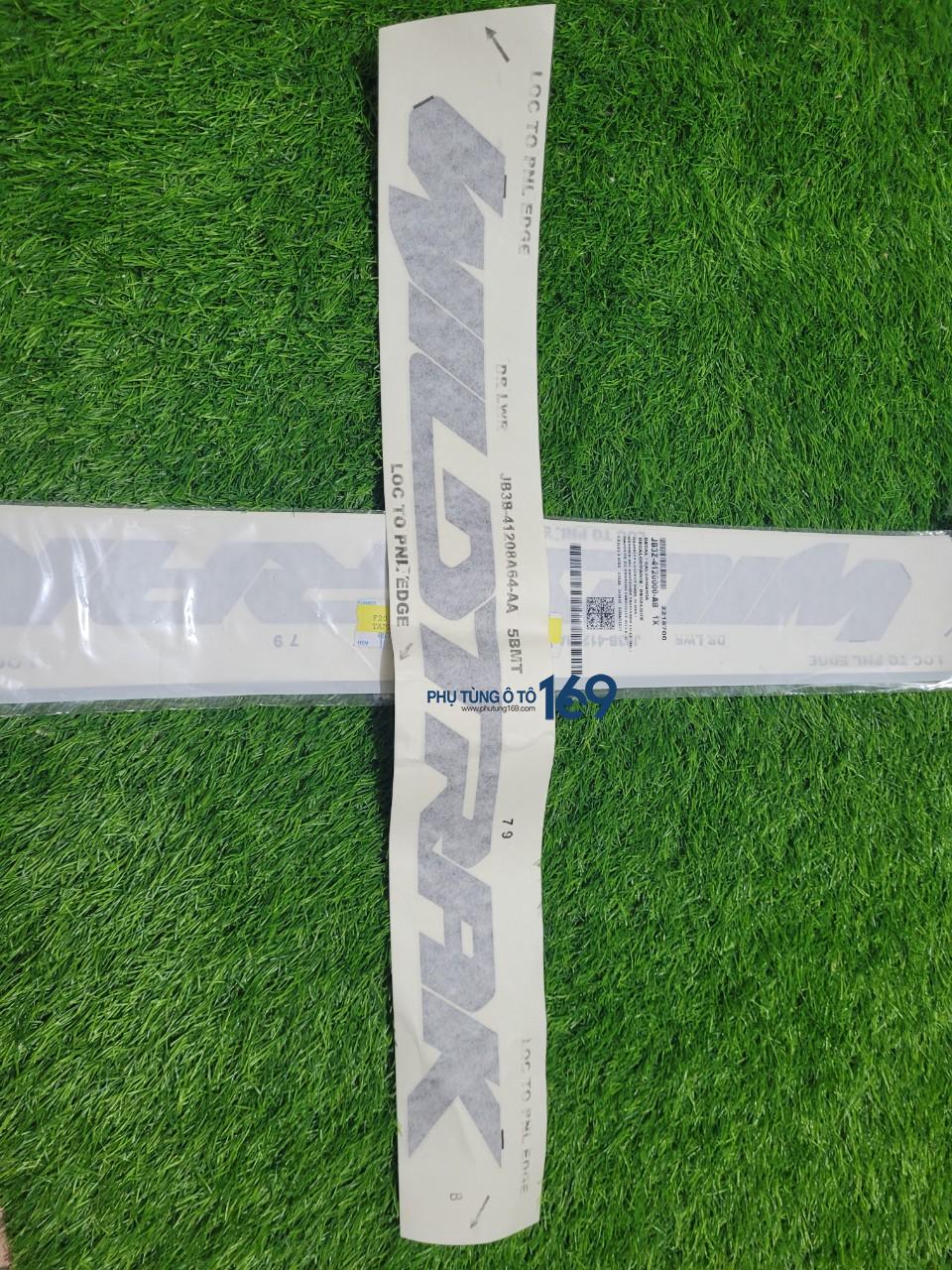 Chữ Wildtrak cánh cửa Ranger Chữ Wildtrak cánh cửa Ranger