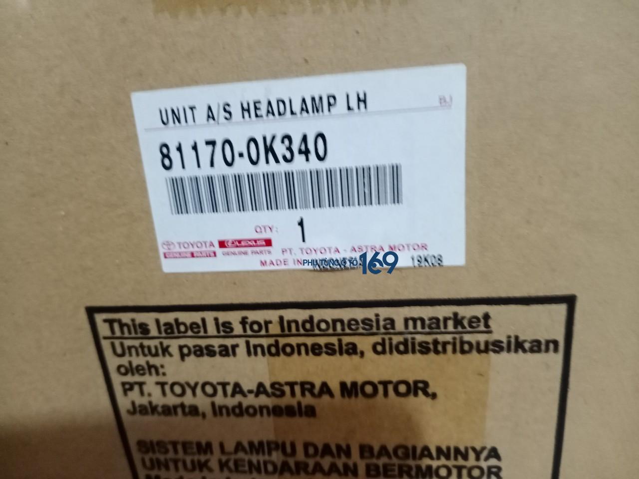 Đèn pha phụ Innova Đèn pha phụ Innova