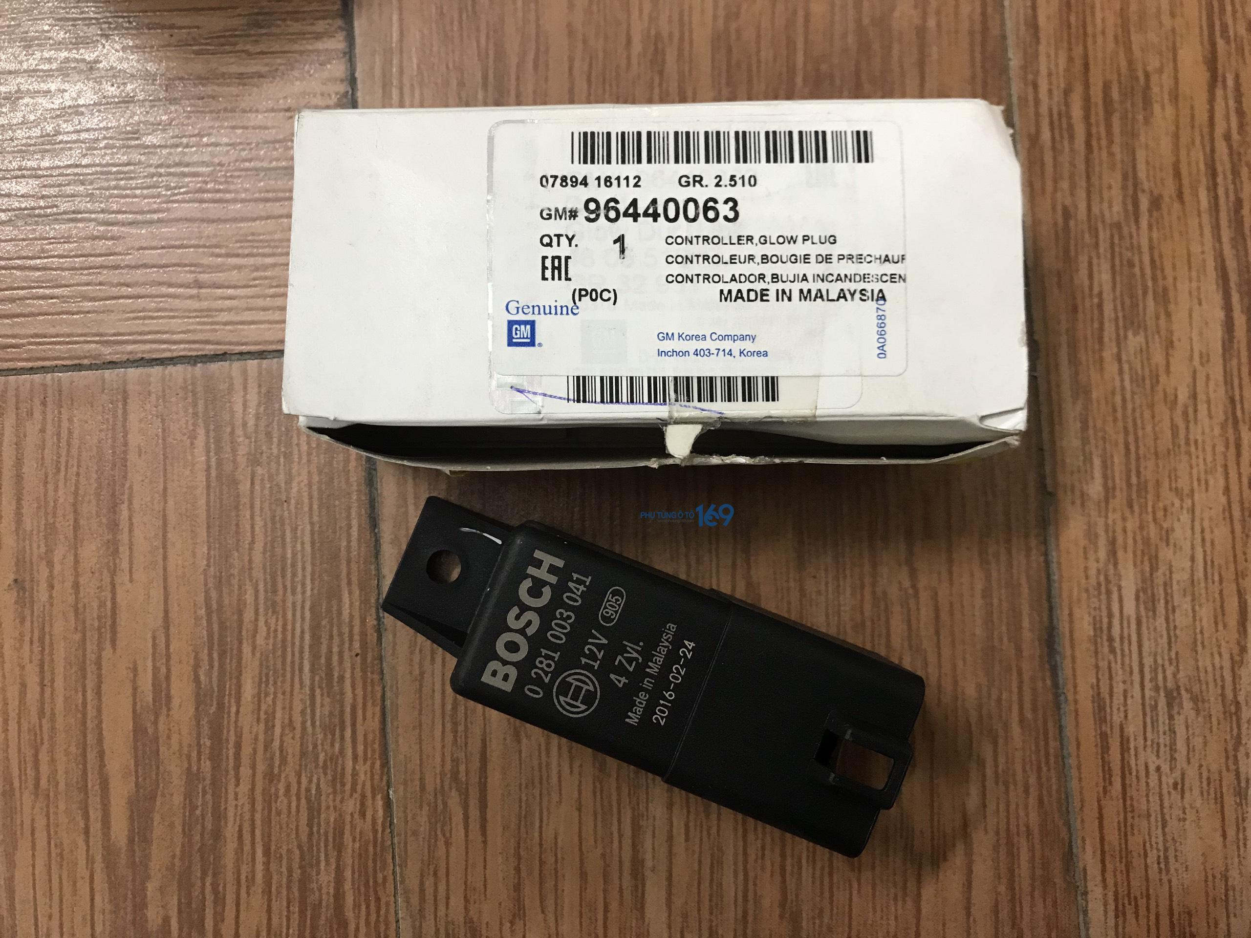 Rơ le điều khiển bugi sấy Colorado Rơ le điều khiển bugi sấy Colorado