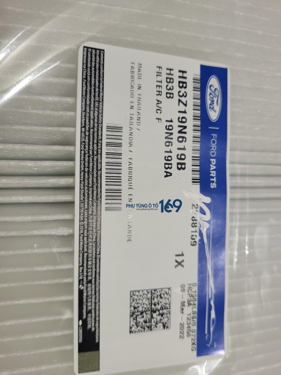 Lọc gió điều hòa xịn BT50 Lọc gió điều hòa xịn BT50