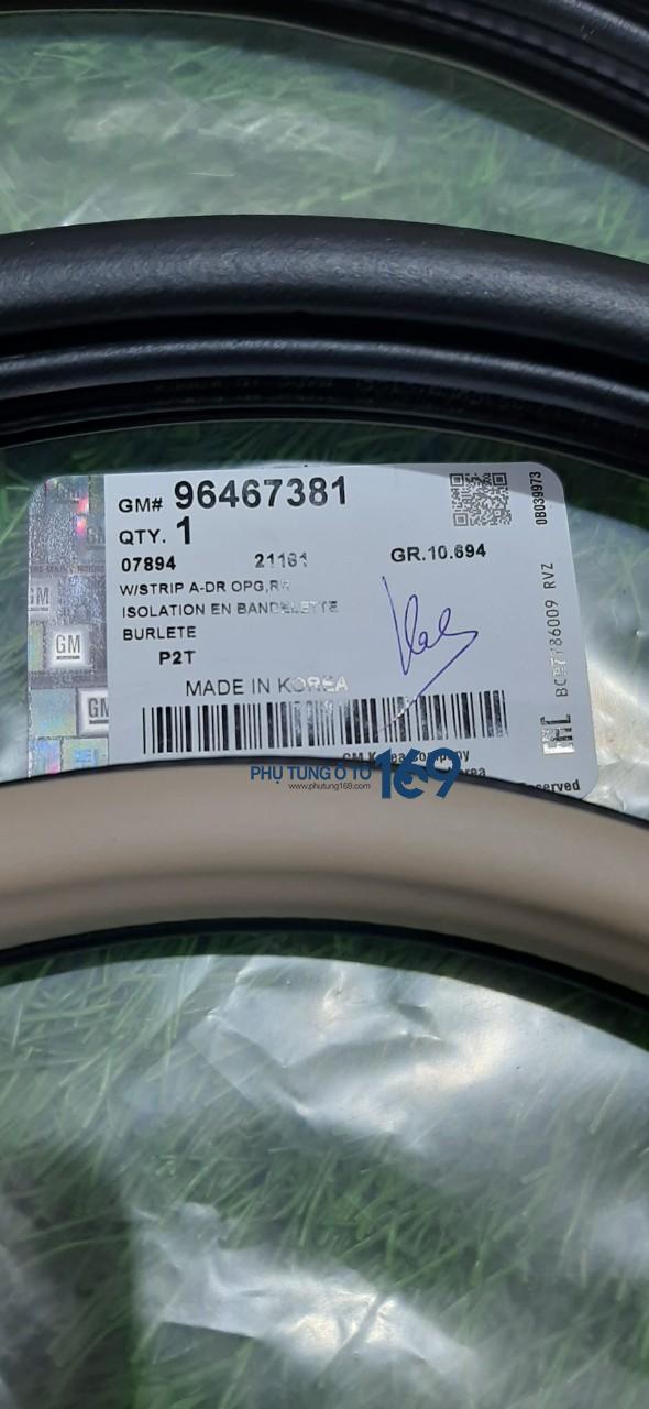 Gioăng thành cánh cửa Aveoâ Gioăng thành cánh cửa Aveo