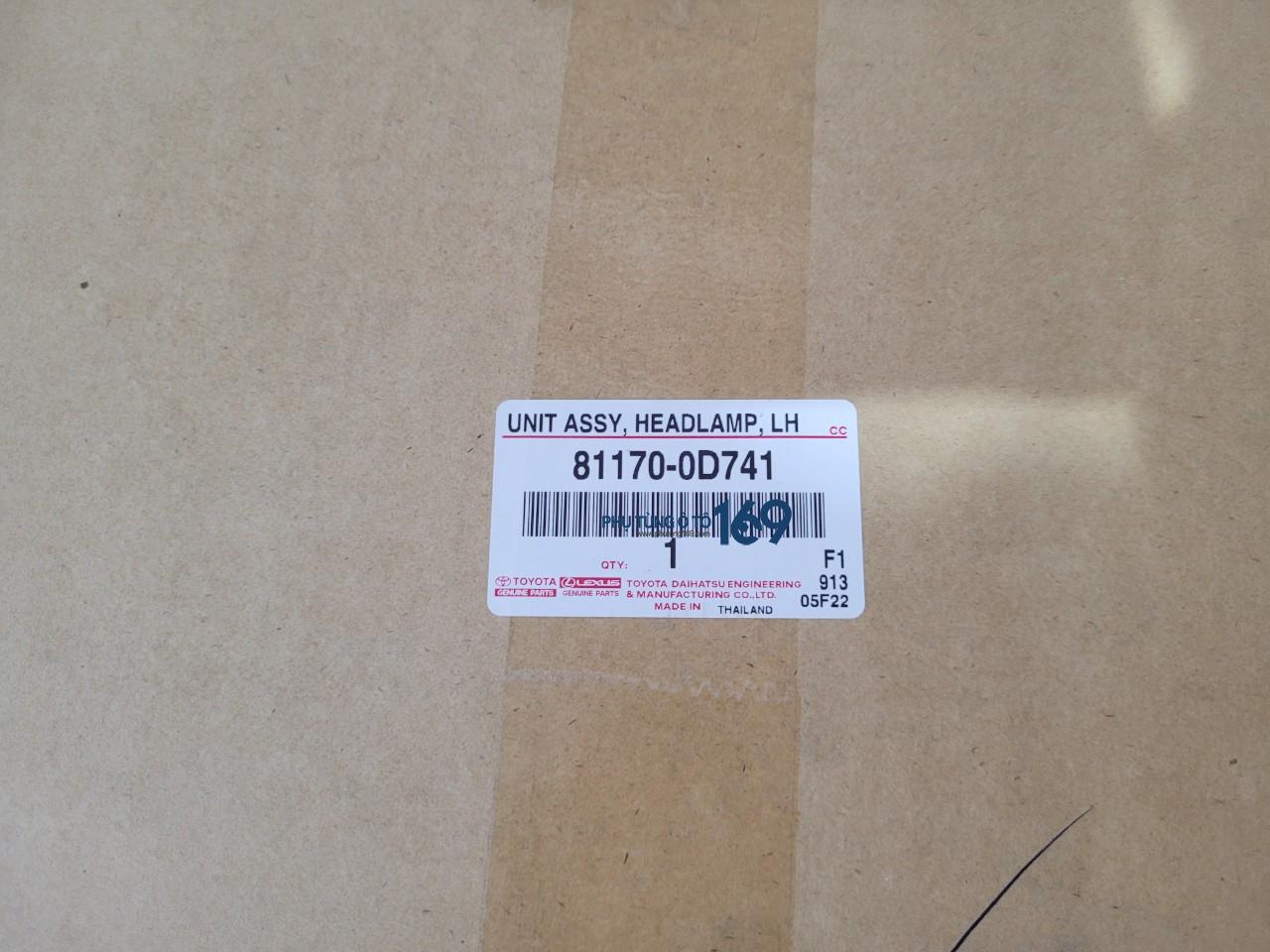 Đèn pha phải Vios Đèn pha phải Vios