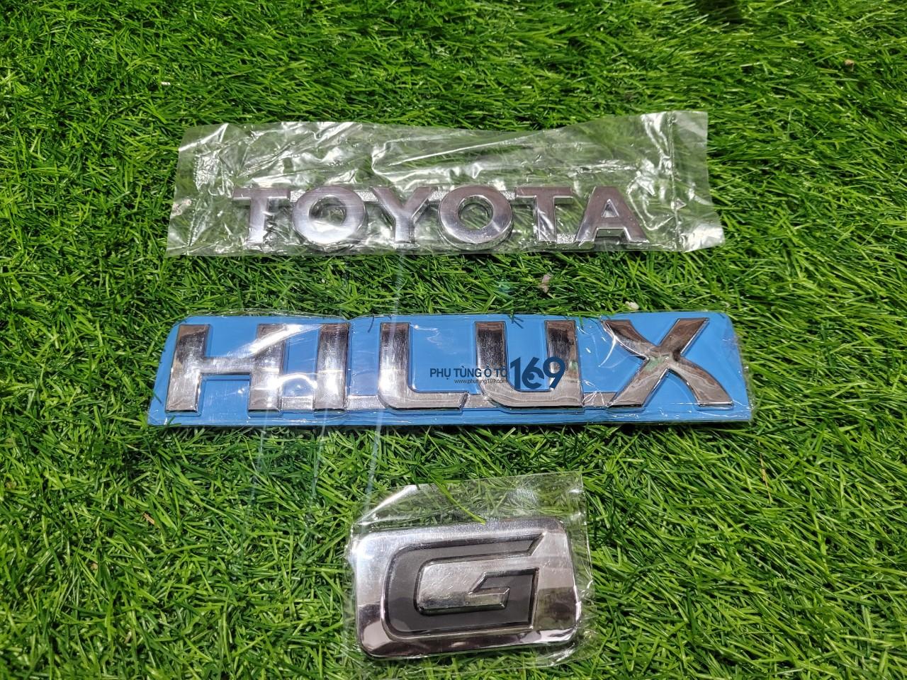 Bộ chữ thùng sau Hilux Bộ chữ thùng sau Hilux