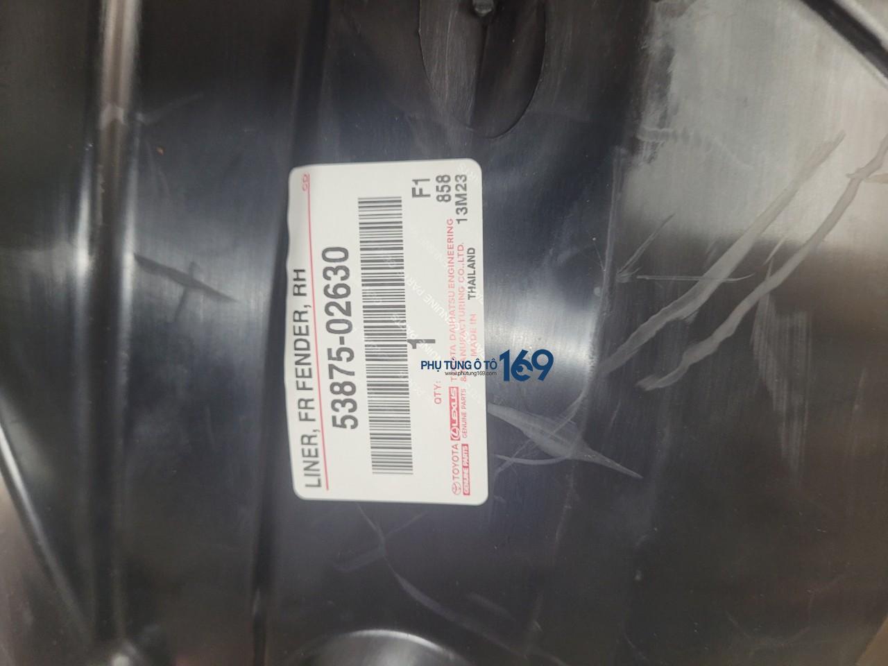 Chắn bùn lòng dè trước phải Altis Chắn bùn lòng dè trước phải Altis