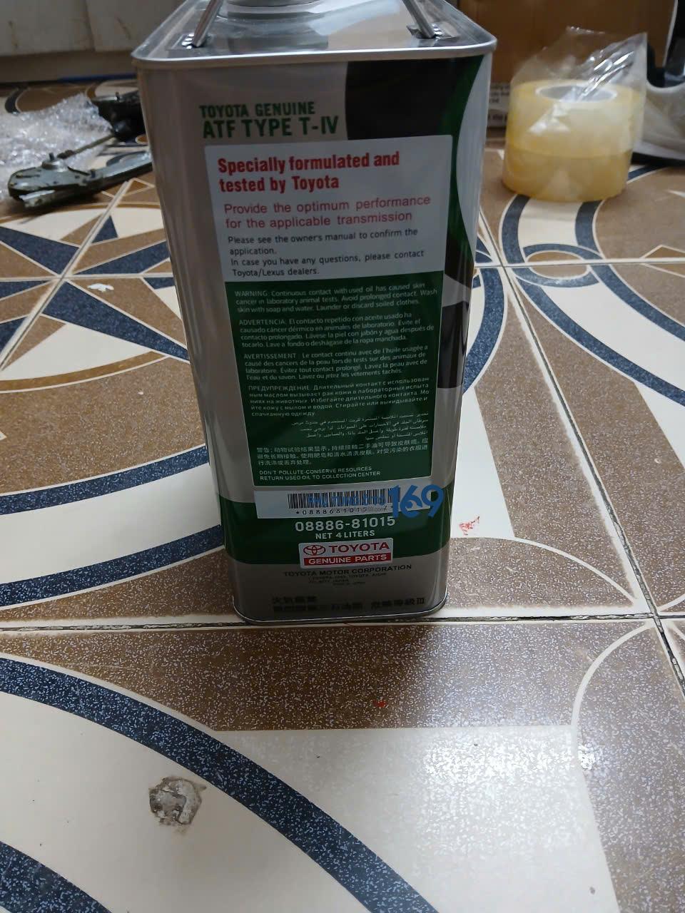 Dầu hộp số tự động Toyota