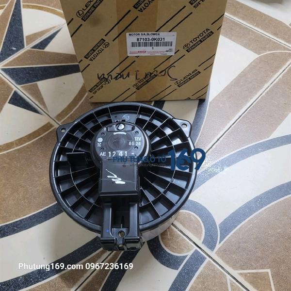 Quạt dàn lạnh sau Fortuner